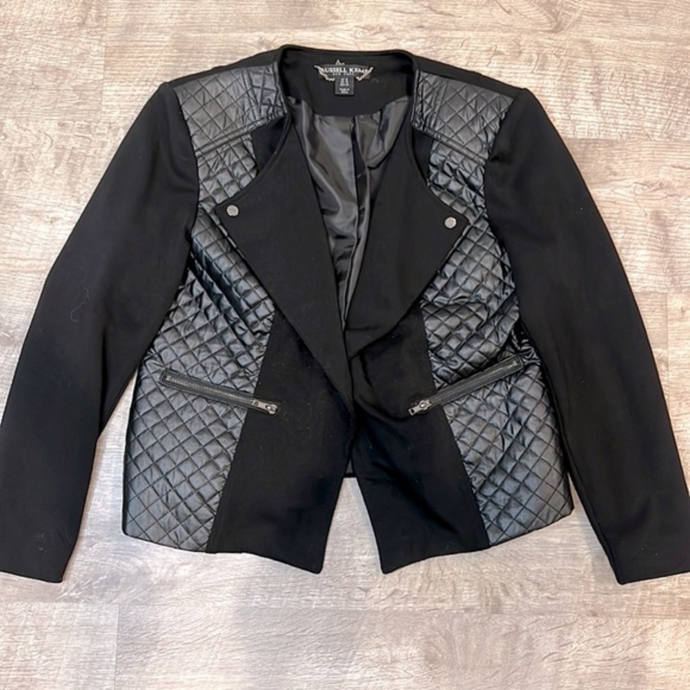 Russel Kemp New York Black Biker Jacket